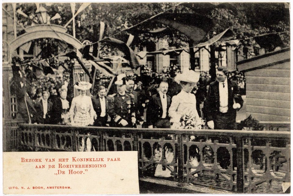 Bezoek Koningin Wilhelmina en Prins Hendrik t.g.v. hun huwelijk-012
