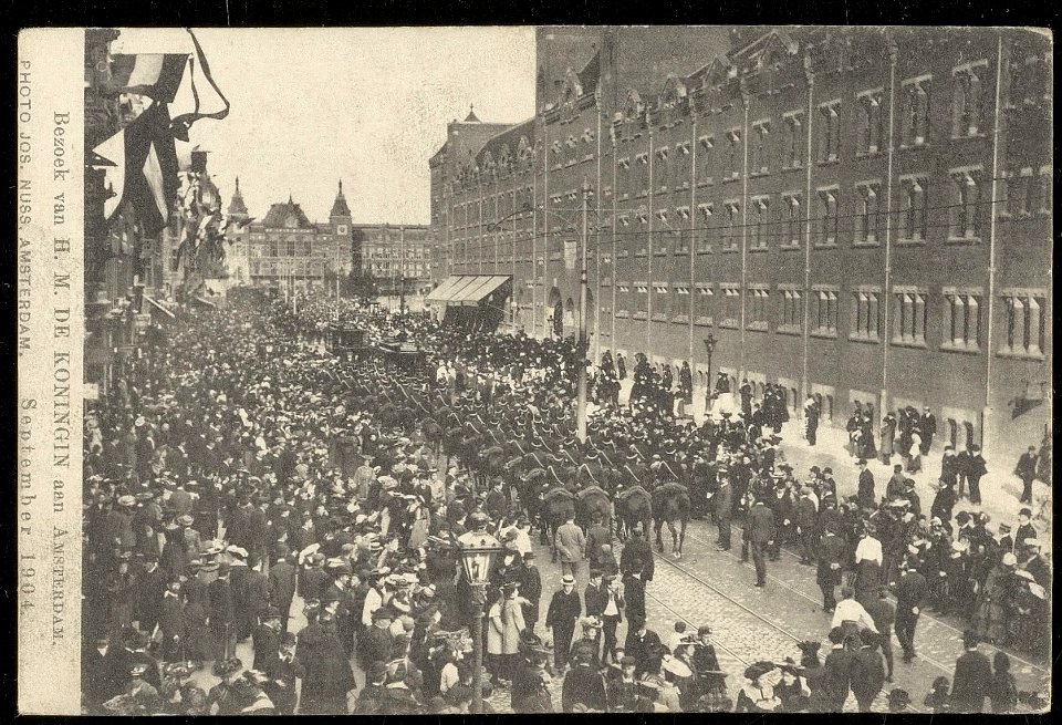 Bezoek van H.M. Koningin Wilhelmina aan Amsterdam, Afb ANWU01856000002