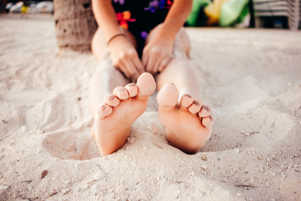 Vacation travel foot