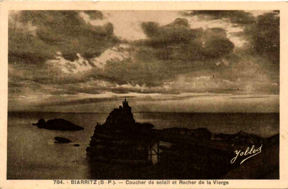 Biarritz - rocher le la Vièrge