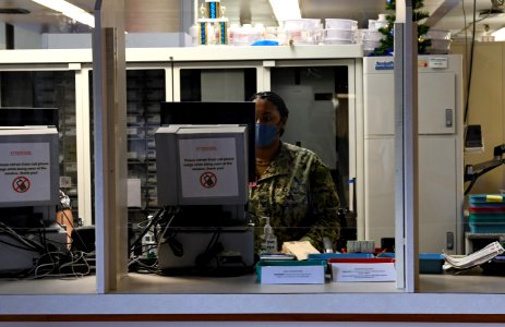 BHC Makalapa Pharmacy Implements Plexiglass Screens 200429-N-WF582-959 (49836975793)