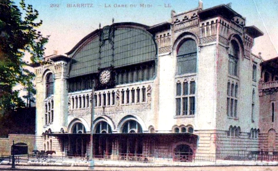 Biarritz gare midi cpa