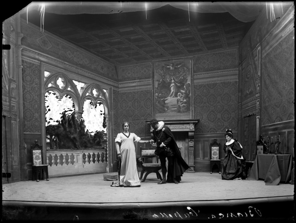 Bianca Capello, Dramatiska teatern 1901. Föreställningsbild - SMV - DrT023