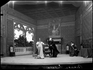 Bianca Capello, Dramatiska teatern 1901. Föreställningsbild - SMV - DrT023