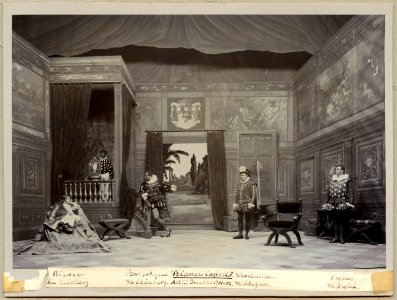 Bianca Capello, Dramatiska teatern 1901. Föreställningsbild - SMV - H12 003