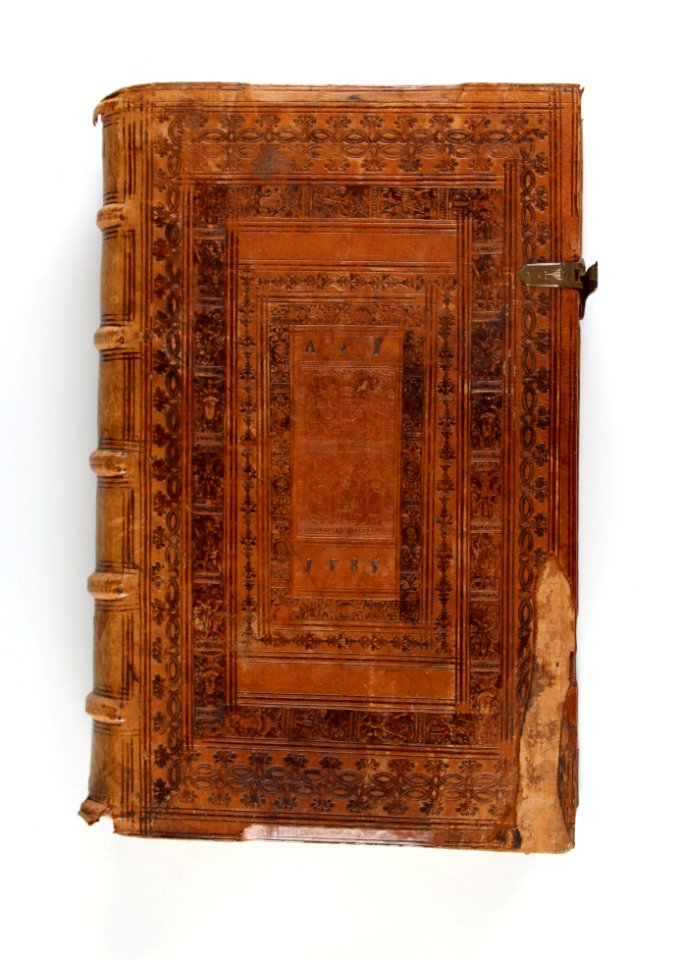 Bibeln från 1584 med pärm av kalvskinn - Skoklosters slott - 93182