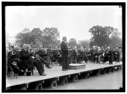 BIBLE SOCIETY OPEN AIR MEETING, EAST FRONT OF THE CAPITOL. VICE PRESIDENT MARSHALL SPEAKING LCCN2016867276