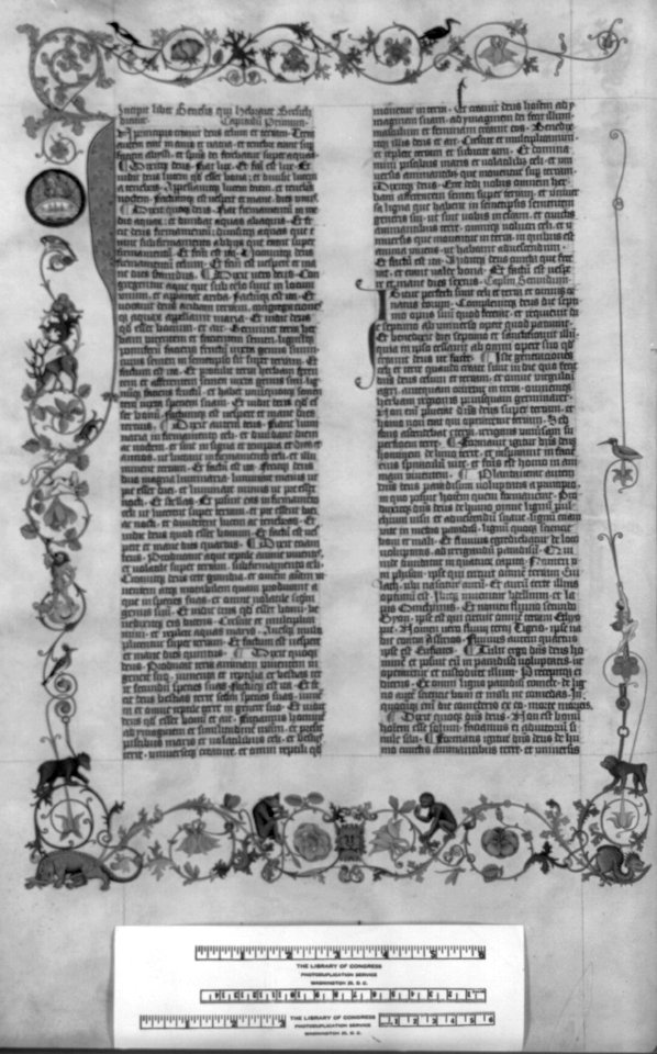 Bible. Manuscripts. Latin. Biblia latina. April 4, 1452-July 9, 1453. Giant Bible of Mainz LCCN2005693154