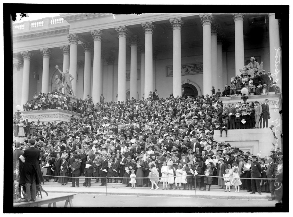 BIBLE SOCIETY OPEN AIR MEETING, EAST FRONT OF THE CAPITOL LCCN2016867277