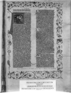 Bible. Manuscripts. Latin. Biblia latina. April 4, 1452-July 9, 1453. Giant Bible of Mainz LCCN2005693153