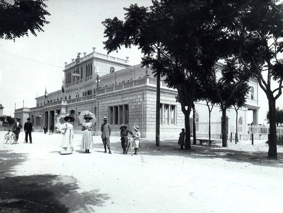 Biblioteca Federiciana, Gaetano Baviera, Fano, Hotel Lido, ante 1919, gelatina a sviluppo