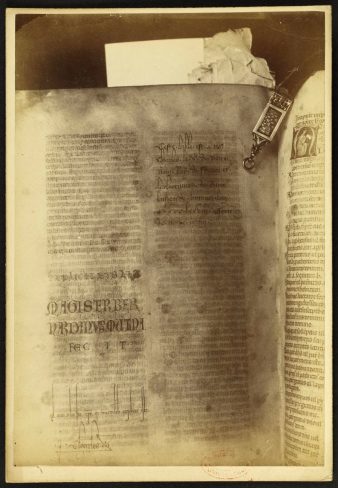 Bible de Gérone - J-A Brutails - Université Bordeaux Montaigne - 1430