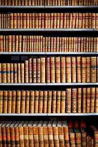 Biblioteket, sektion med böcker. Interiör, detalj. Bokhylla. Schefferbiblioteket - Skoklosters slott - 86253