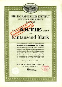 Bibliographisches Institut 1921