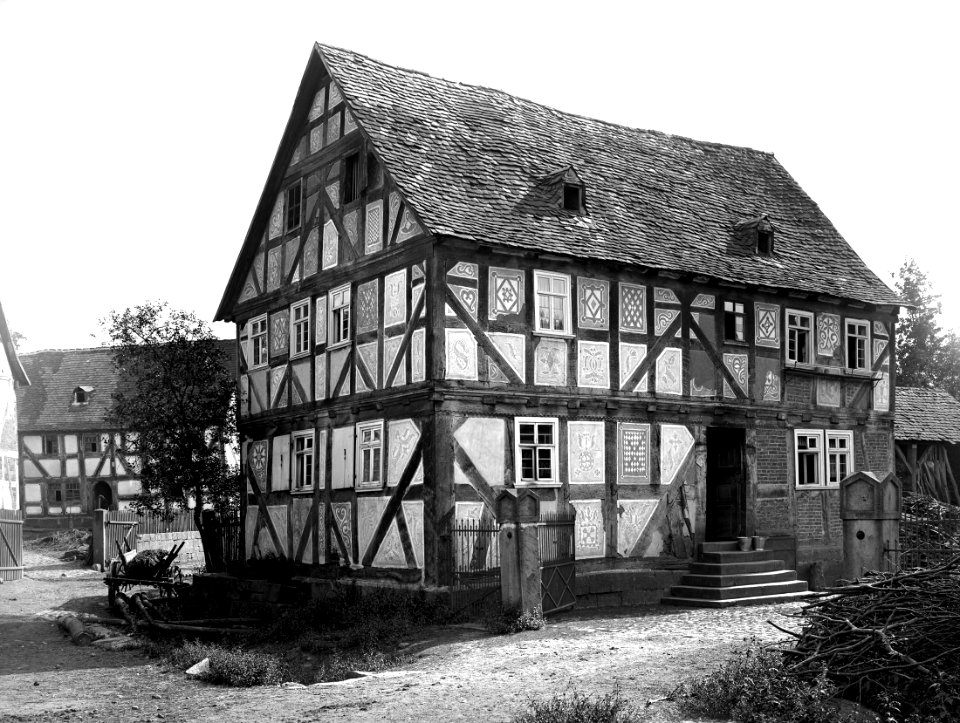 Bickell Cappel Fachwerkhaus Kratzputz 1869 1900
