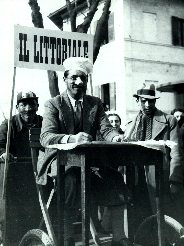Biblioteca Federiciana, Anonimo, Fano, Maschera del Carnevale di Fano, 1920 circa, gelatina a sviluppo