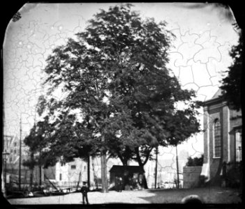 Bickersplein, Gezien in westelijke richting naar de Eilandsgracht en de HaarlemmerHouttuinen, 1861 (max res) photo