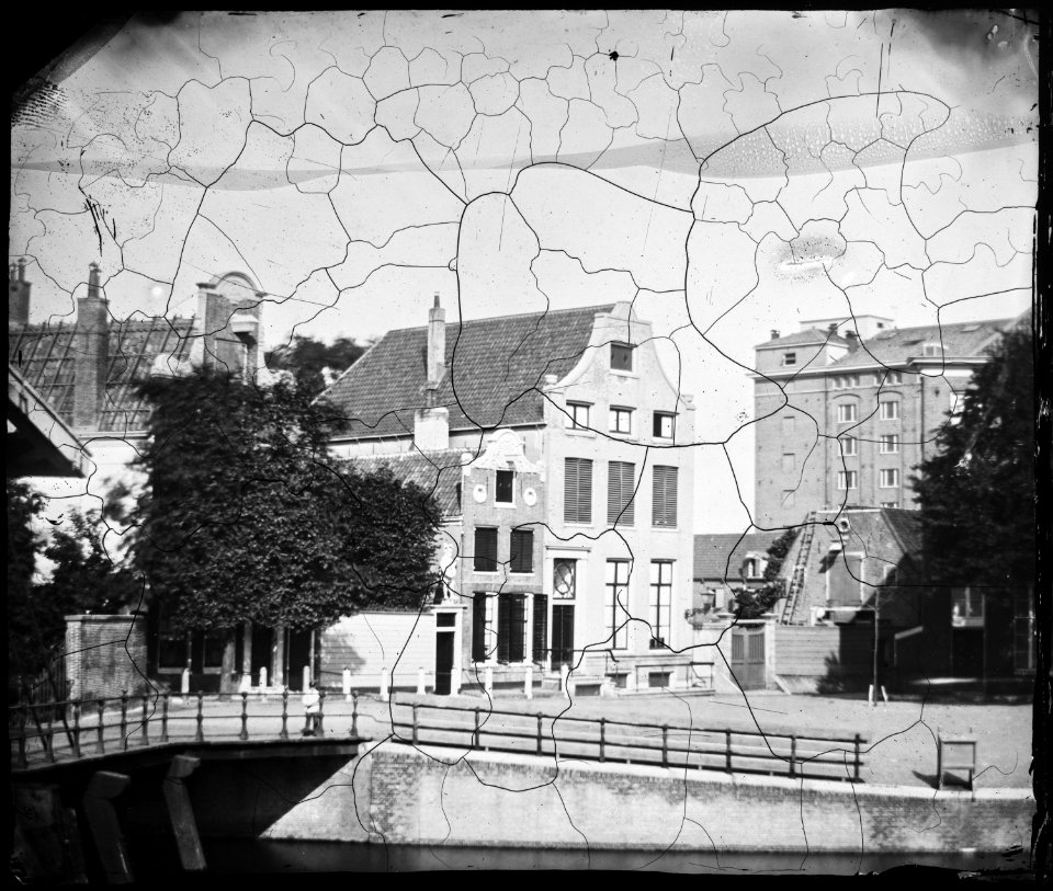 Bickersplein, Gezien vanaf de Haarlemmer Houttuinen, 1861 (max res)