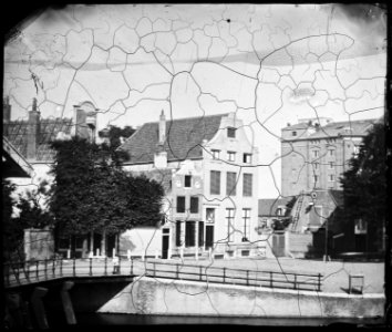 Bickersplein, Gezien vanaf de Haarlemmer Houttuinen, 1861 (max res) photo