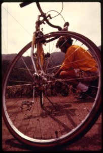Bicyclist-in-the-malibu-canyon-area-near-malibu-california-which-is-located-on-the-northwestern-edge-of-los-angeles-county-may-1975 7159006814 o photo