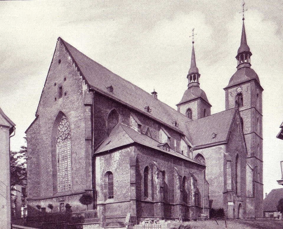 Bielefeld St. Marien von Nordosten 1904