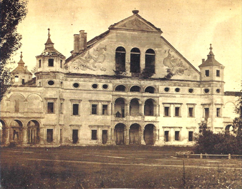 Bielski zamak. Бельскі замак (E. Stumann, 1863)