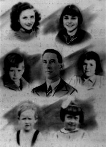 Bidprentje fam Huiskens, Quartier Amélie, Maastricht, 1944