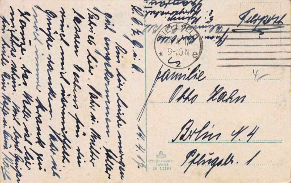 Bielefeld, Nordrhein-Westfalen - Kurfürstendenkmal und Kaiserzelt (back) (Zeno Ansichtskarten)