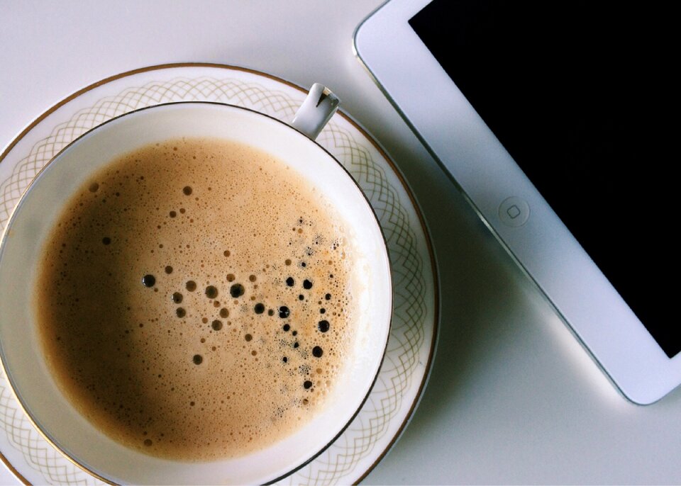 Frothy breakfast morning