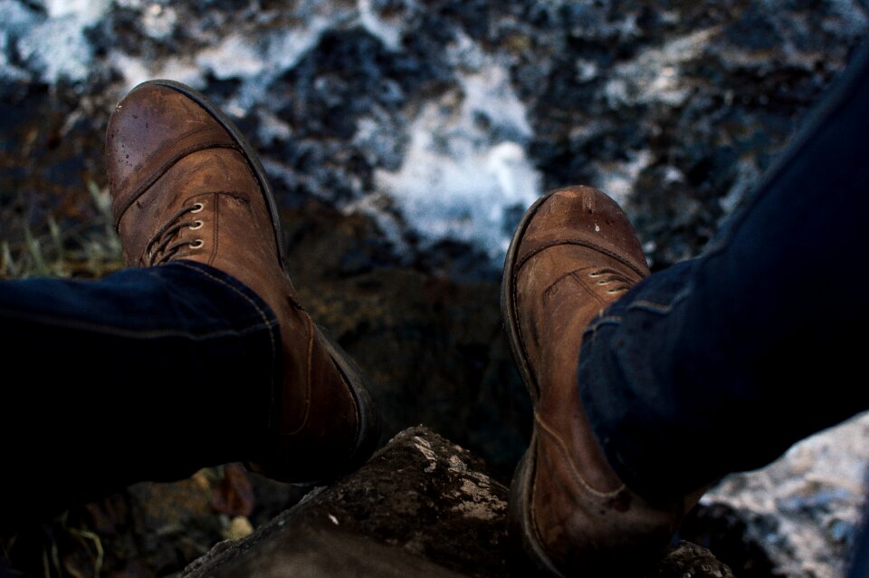 Footwear jeans waterfall