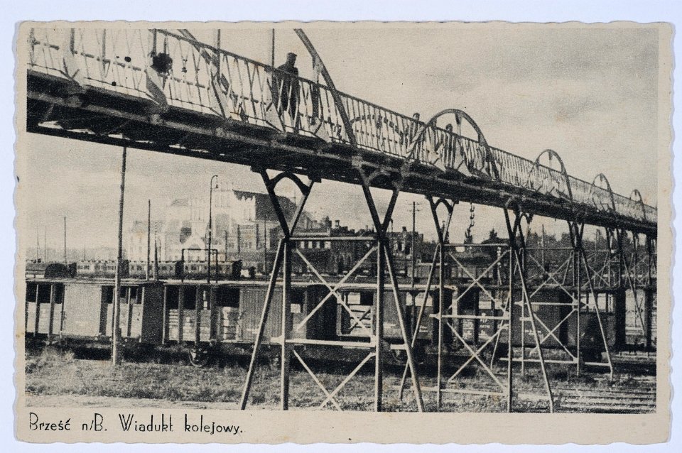 Bieraście Centralnaje, Vijaduk. Берасьце Цэнтральнае, Віядук (J. Vałynski, 1929)