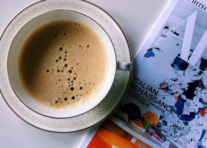 Frothy breakfast morning