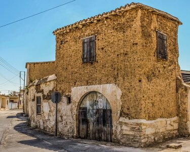 Aged weathered architecture