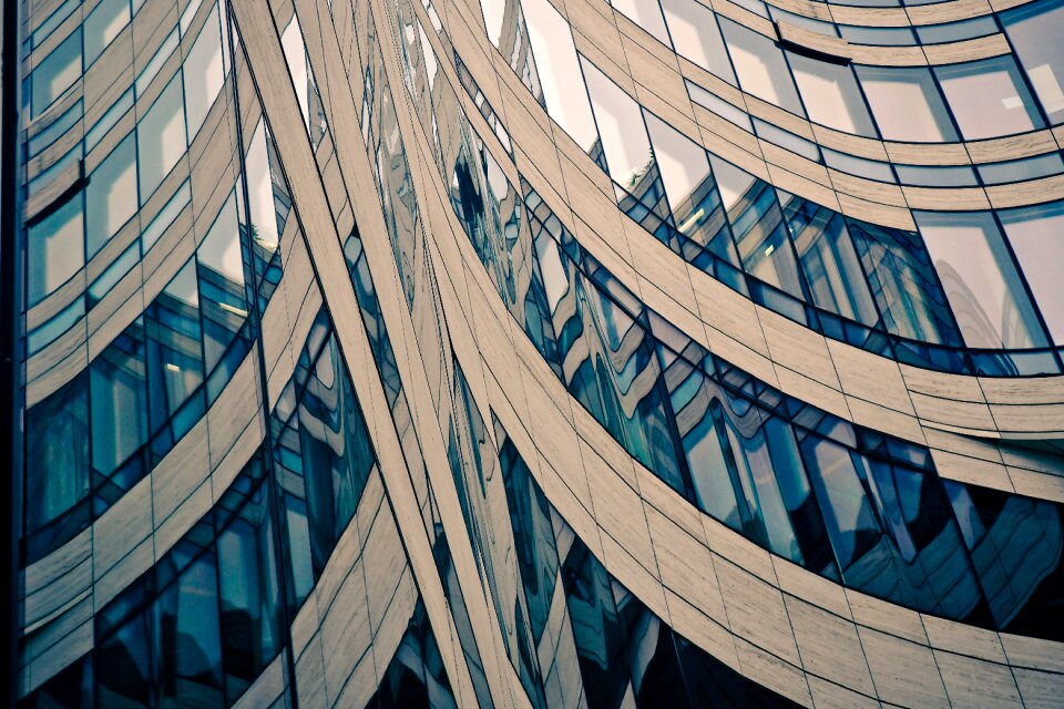 Modern window building