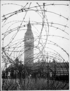 Big Ben and the Houses of Parliament, London. New York Times Paris Bureau Collection. - NARA - 541918