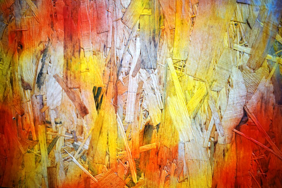 Colorful yellow orange
