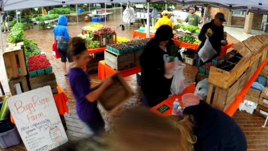 Bigg Riggs Farm at the Old Town Farmers' Market, in Alexandria, VA