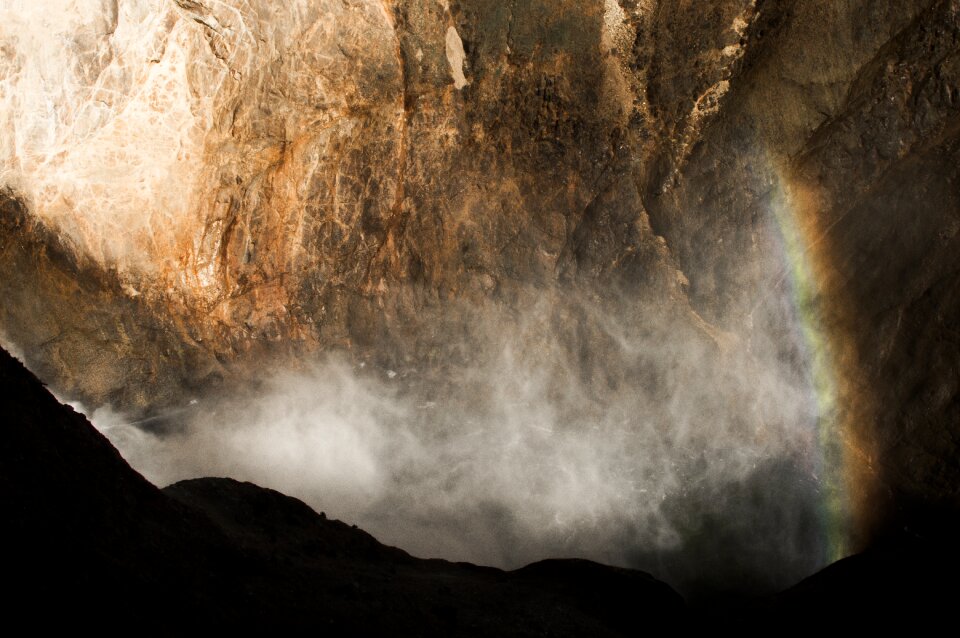 Water rainbow dark