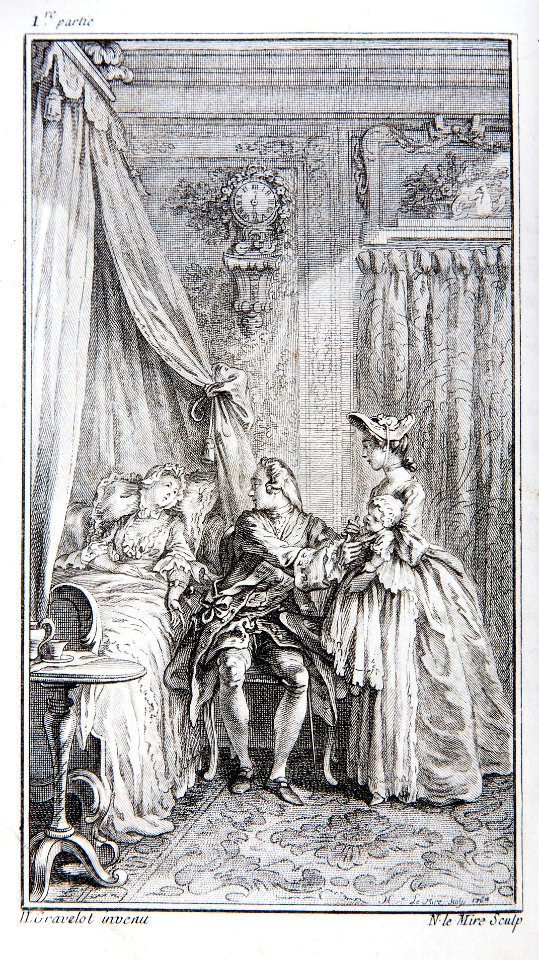 Bild ur boken Histoire de miss Jenny, tryckår 1764 - Skoklosters slott - 86187
