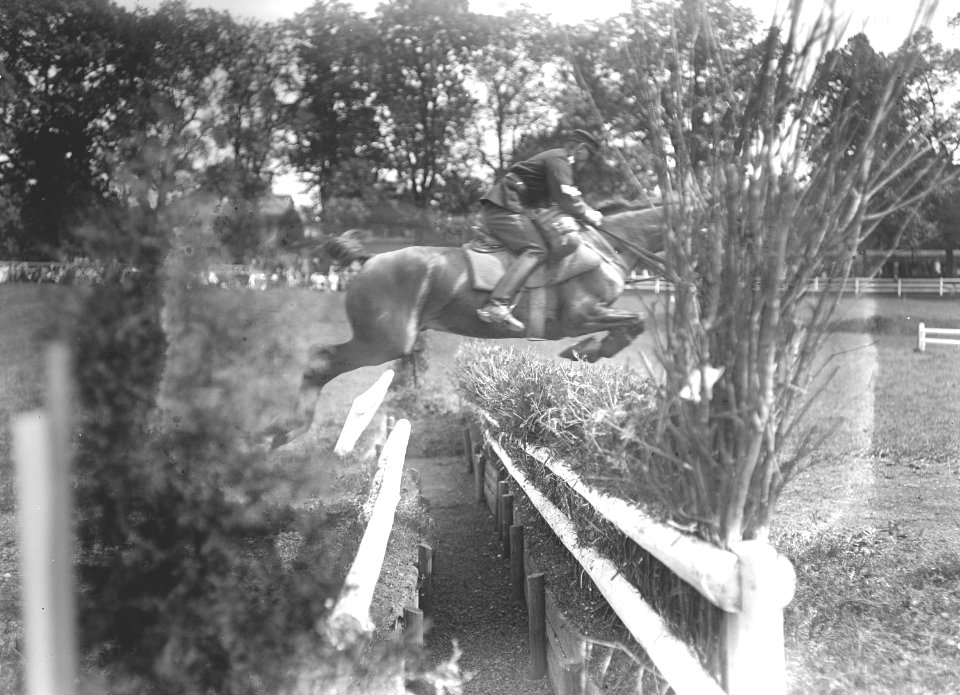 Bild von der Springkonkurrenz der Kavallerie Rekrutenschule Bern - CH-BAR - 3239790