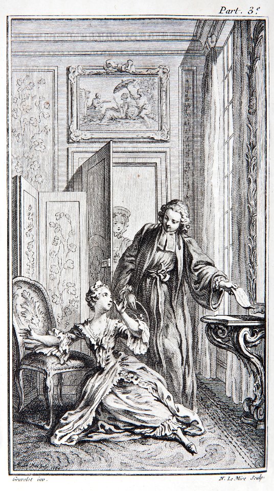 Bild ur boken Histoire de miss Jenny, tryckår 1764 - Skoklosters slott - 86189