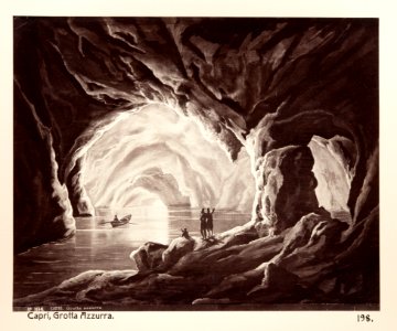 Bild på Blå grottan i Capri - Hallwylska museet - 104106