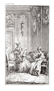 Bild ur boken Histoire de miss Jenny, tryckår 1764 - Skoklosters slott - 86188
