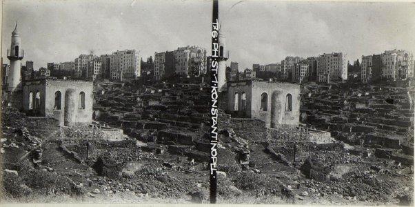 Bilder vom Riesenbrand in Stambul. (August 1918.) (BildID 15675718)