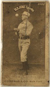 Bill Bishop, Pittsburgh Alleghenys, baseball card portrait LCCN2007686918