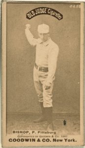 Bill Bishop, Pittsburgh Alleghenys, baseball card portrait LCCN2007686920