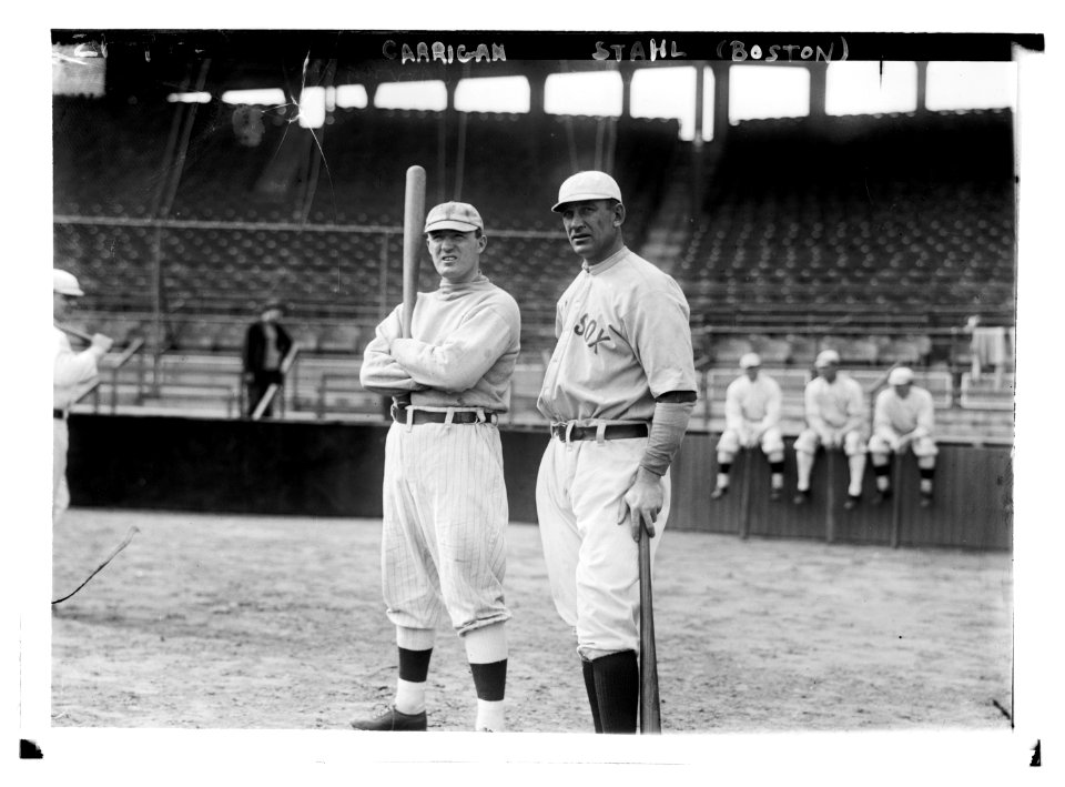 Bill Carrigan & manager Jake Stahl, Boston AL (baseball) LCCN2014690946