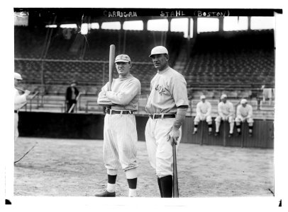 Bill Carrigan & manager Jake Stahl, Boston AL (baseball) LCCN2014690946
