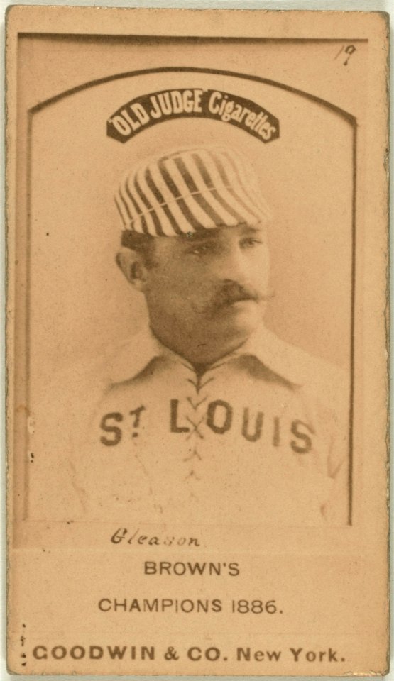 Bill Gleason, St. Louis Browns, baseball card portrait LCCN2008675140