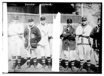 Bill L. James (pitcher), Bill Dahlen, & Cy Seymour, Brooklyn NL (baseball) LCCN2014690250